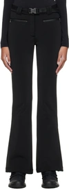 Erin Snow Elle Belted Recycled-shell Bootcut Ski Pants In Bk Black