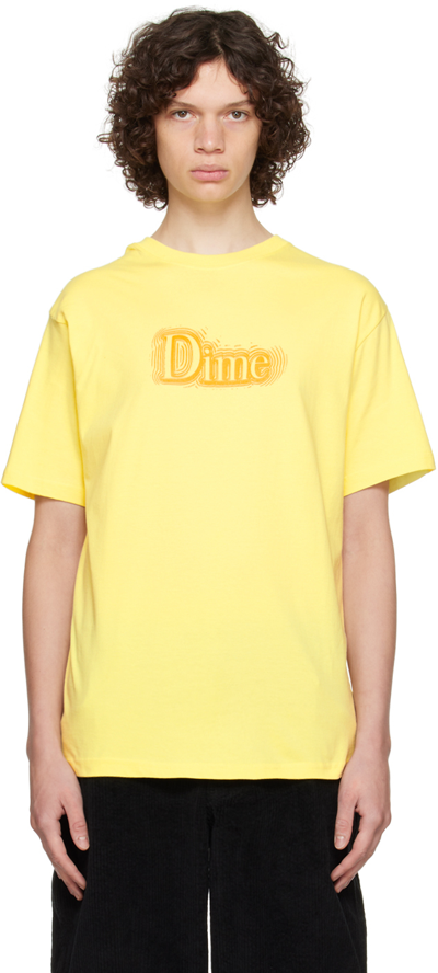 Dime Yellow Classic T-shirt In Dark Neon