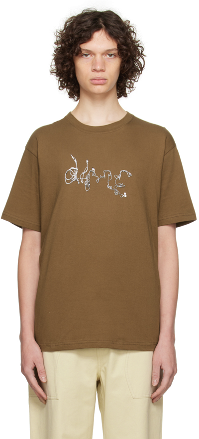 Dime Brown Tangle T-shirt