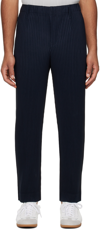 ISSEY MIYAKE NAVY BASICS TROUSERS