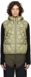 Roa Puffer Vest In Grey