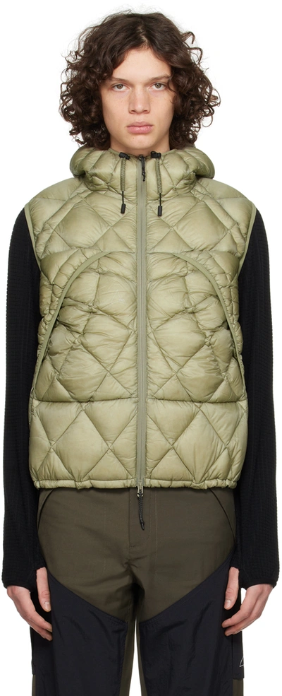 Roa Puffer Vest In Green