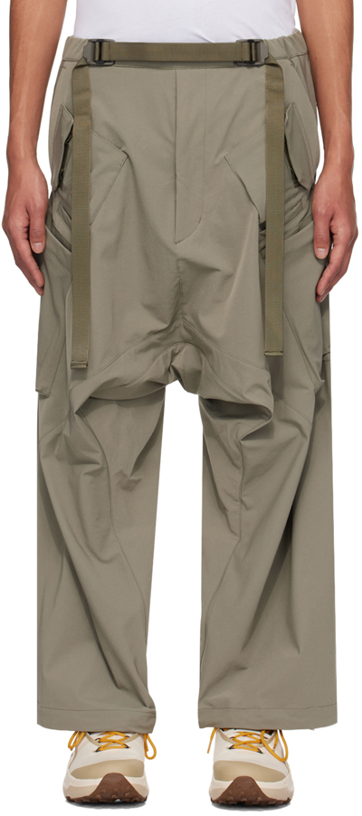 Acronym Khaki P30al-ds Cargo Trousers In Alpha Green