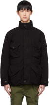 Stone Island Black David-tc Jacket In V0029 Black
