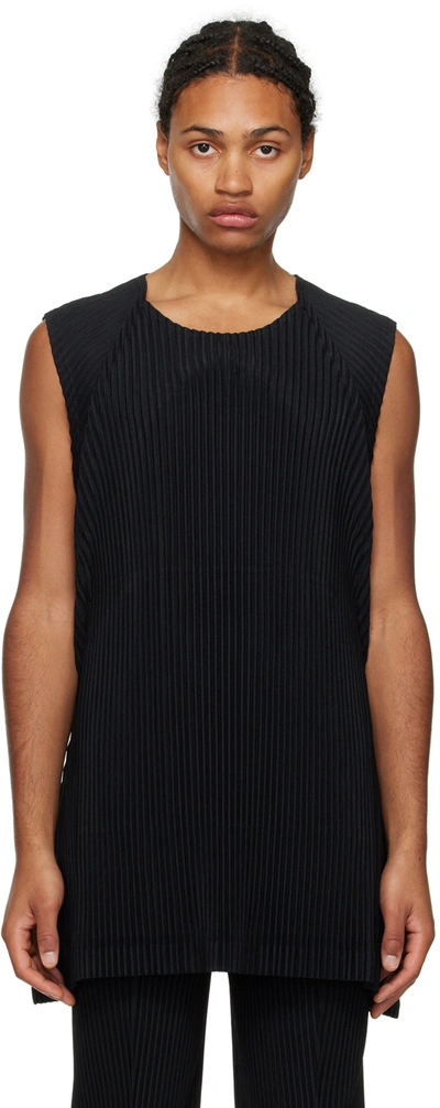 Issey Miyake Black Monthly Color October Tank Top In 15 Black