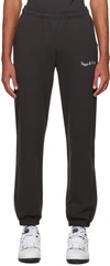 Museum Of Peace And Quiet Black Wordmark Sweatpants In Black