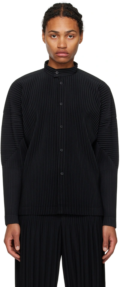 Issey Miyake Black Monthly Color October Shirt In 15-black