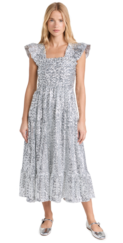 Hill House Home The Collector's Edition Ellie Nap Dress Silver Sequin