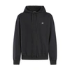 ANN DEMEULEMEESTER CHRISTOFFEL STANDARD HOODY WITH HOLY EMBROIDERY