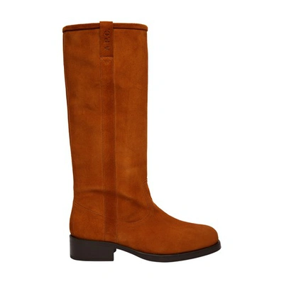 A.p.c. Boots In Eag_ocre