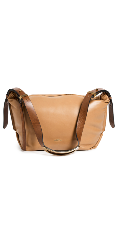 Isabel Marant Leyden Shoulder Bag In Golden Beige