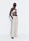 Lapointe Sequin Relaxed Trouser In 14