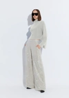 Lapointe Wool Cropped Raglan Sweater