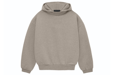 Pre-owned Fear Of God Essentials Hoodie Core Heather