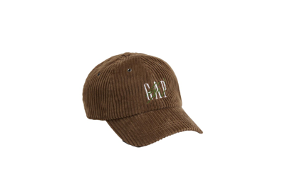 Pre-owned Gap Re-issue × Sean Wotherspoon Corduroy Logo Baseball Hat Light Brown