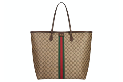 Pre-owned Gucci X Balenciaga The Hacker Project Large Tote Bag Beige