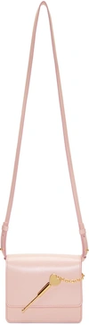 SOPHIE HULME SSENSE Exclusive Pink Small Heart Cocktail Stirrer Bag