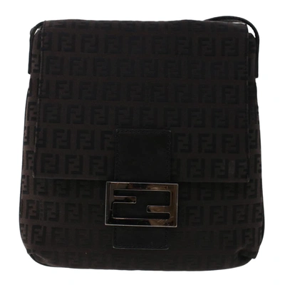 Fendi Brown Canvas Shoulder Bag ()