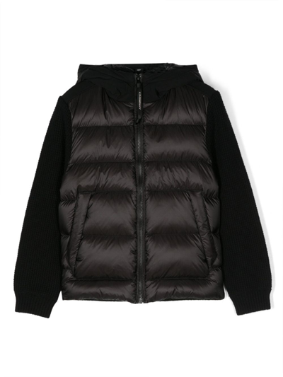 C.p. Company Kids' Padded Jacket In Black