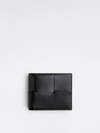 Bottega Veneta Intrecciato Passport Holder In Black