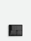 Bottega Veneta Intrecciato Passport Holder In Black