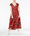 Free People All I Got Printed Maxi Dress In Red Combo