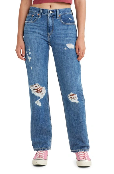 Levi's® Low Pro Ripped Straight Leg Jeans In Amplify It