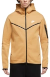 Nike Sportswear Tech Fleece Zip Hoodie In Elemental Gold/ Sail