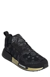 Adidas Originals X Neighborhood Nmd_r1 "paisley Night Navy" Sneakers In Core Black