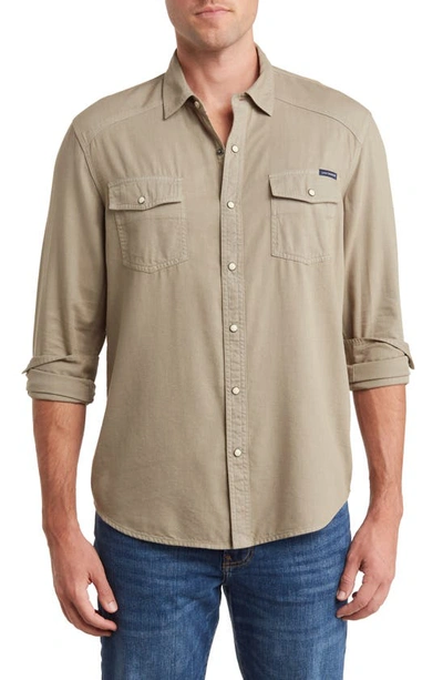 Lucky Brand Western Button-up Shirt In Vetiver