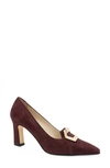 Amalfi By Rangoni Istrice Pointed Toe Pump In Prugna Cashmere