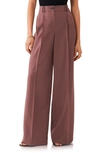 1.STATE FRONT PLEAT HIGH WAIST WIDE LEG PANTS