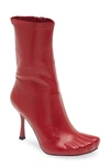 Jeffrey Campbell Visionary Stiletto Boot In Red