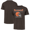 47 '47 BROWN CLEVELAND BROWNS TIME LOCK FRANKLIN T-SHIRT