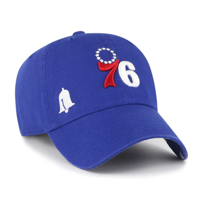 47 '  Royal Philadelphia 76ers Confetti Undervisor Clean Up Adjustable Hat