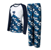 CONCEPTS SPORT CONCEPTS SPORT NAVY PENN STATE NITTANY LIONS TINSEL UGLY SWEATER LONG SLEEVE T-SHIRT & PANTS SLEEP S