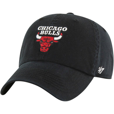 47 ' Black Chicago Bulls  Classic Franchise Fitted Hat