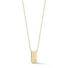 Dana Rebecca Designs Cynthia Rose Diamond Starburst Tag Pendant Necklace In Yellow Gold