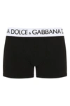 Dolce & Gabbana Cotton Blend Logo Waistband Boxer Briefs