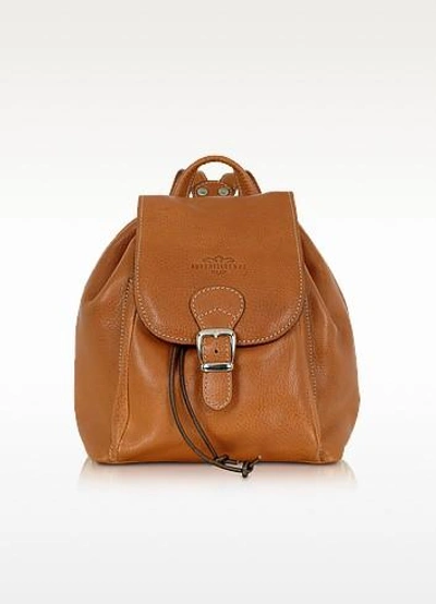 Gucci Handbags Camel Italian Leather Backpack In Marron
