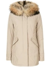 Woolrich Luxury Arctic Parka Coat - Neutrals In Neutrals