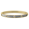 CHARRIOL CHARRIOL FOREVER ETERNITY YELLOW GOLD PVD STEEL CABLE BANGLE