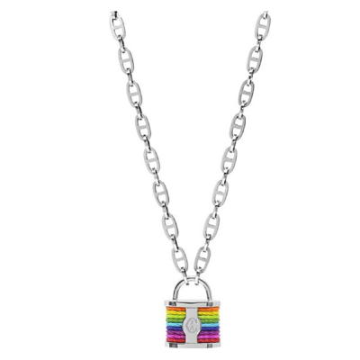 Charriol Attachment Rainbow Lock Steek Necklace