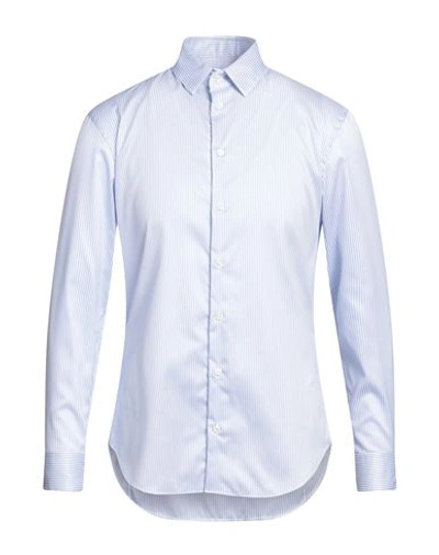 Giorgio Armani Man Shirt Light Blue Size 17 Cotton
