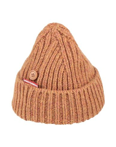 Dsquared2 Woman Hat Sand Size S Wool In Beige