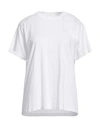 Chloé Woman T-shirt White Size Xs Cotton, Elastane