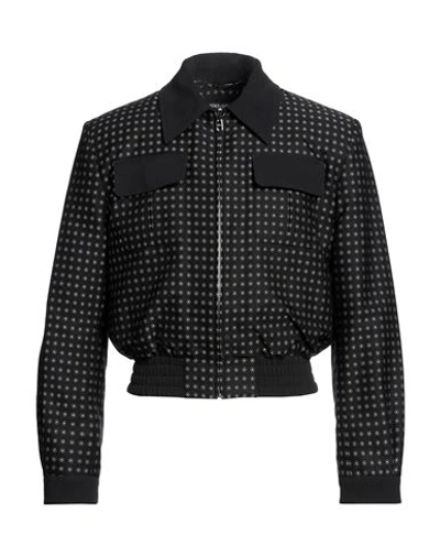Dolce & Gabbana Man Jacket Black Size 48 Cotton, Polyester, Viscose, Acrylic, Silk