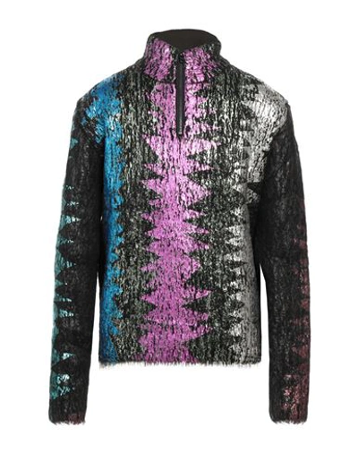 Dolce & Gabbana Man Turtleneck Black Size 38 Mohair Wool, Polyamide