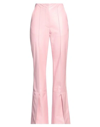 Nanushka Woman Pants Pink Size L Polyester