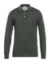 Boglioli Man Sweater Green Size M Virgin Wool In Green